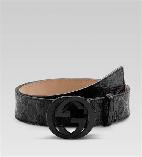 all black mens gucci belt|real all black Gucci belt.